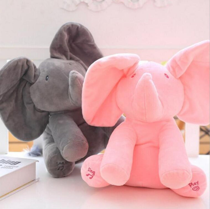 Peluche interattivo Peek-A-Boo con elefante