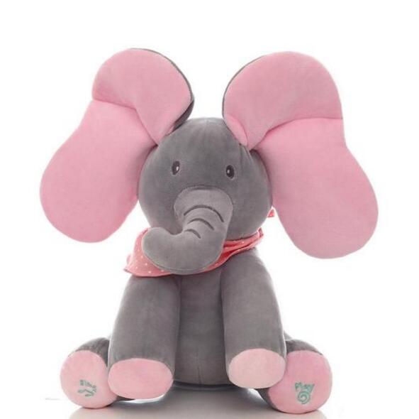 Peluche interactivo de elefante Peek-A-Boo