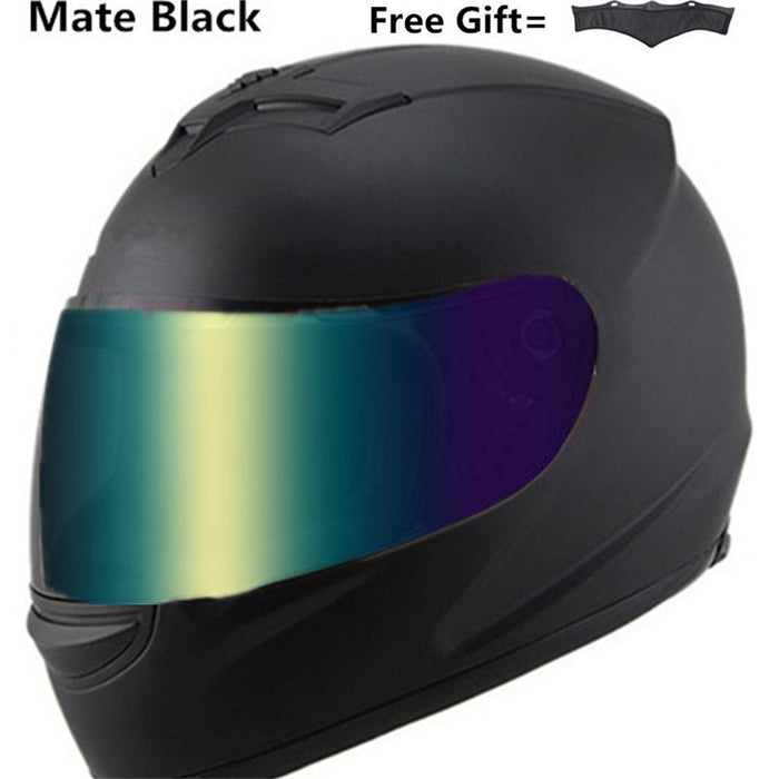 Capacete de motocicleta capacete completo masculino