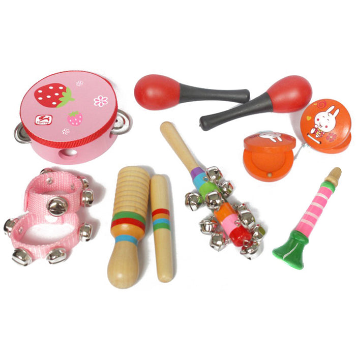 Brinquedos musicais infantis educativos precoces de madeira