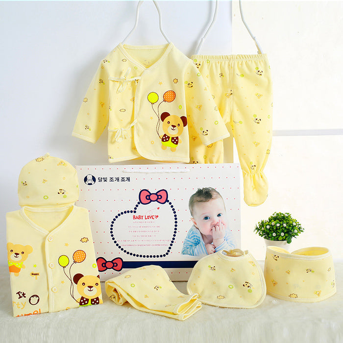 Coffret cadeau nouveau-né pur coton Produits pour mères et bébés