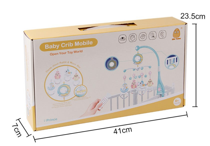 Bébé hochets berceau Mobiles support de jouet rotatif Mobile lit cloche boîte musicale Projection nouveau-né bébé garçon jouets