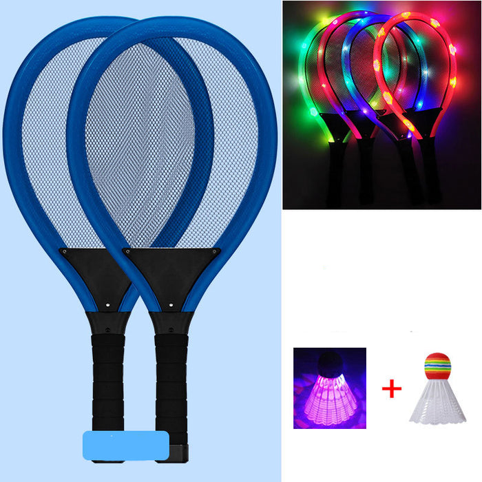 raqueta de bádminton LED