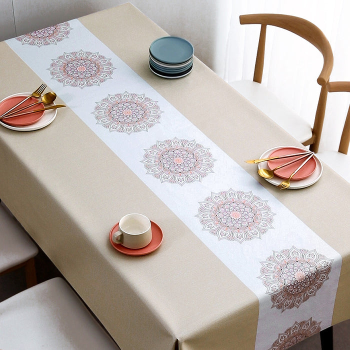 Table Runner Tablecloth Waterproof, Oil-proof, Scald-proof And Wash-free