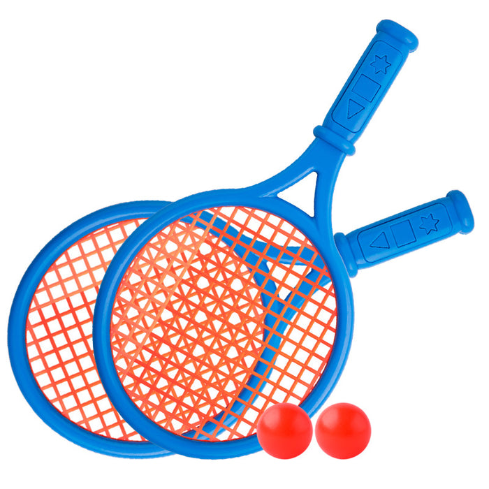 Raquete de tênis infantil para jardim de infância, tênis de plástico
