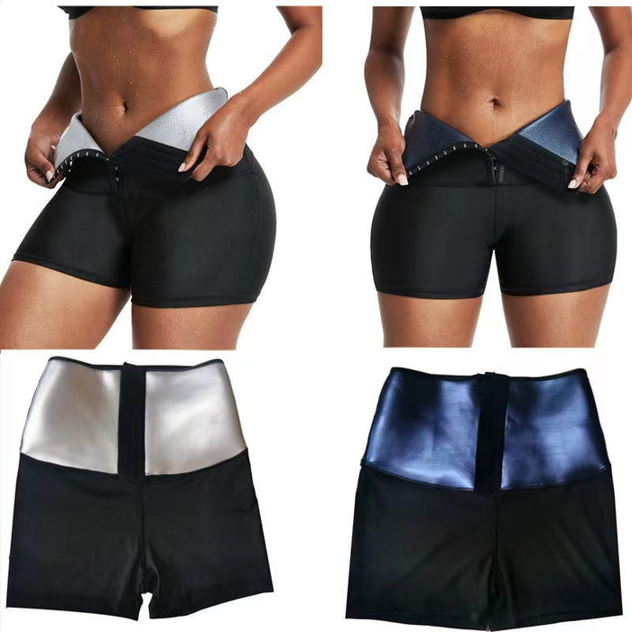 Calças de emagrecimento cintura trainer shapewear barriga quente thermo suor leggings fitness treino suor sauna calças corpo shaper