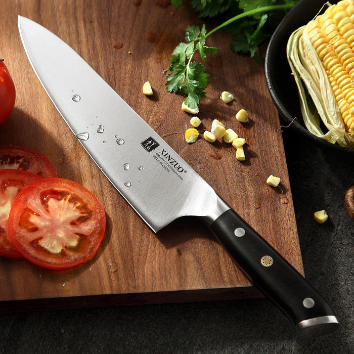 Stainless steel chef's knife