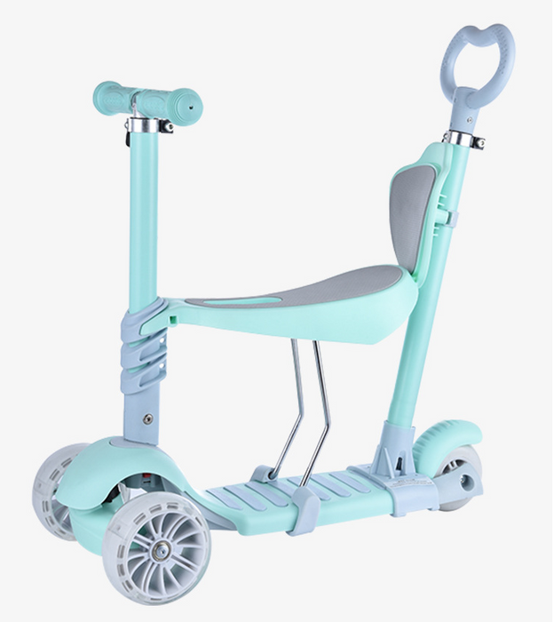 Children Can Sit And Paddle A Five-in-one Pedal Scooter