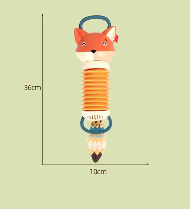 Fox acordeón bebé educación temprana simulación instrumento musical juguetes