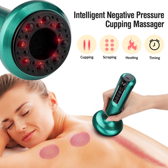 Masseur électrique à ventouses sous vide pour le corps, ventouse Anti-Cellulite, tasses de Massage Gua Sha, pots amincissants pour brûler les graisses