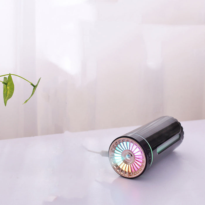 Wireless Air Humidifier Colorful Lights Mute Ultrasonic USB Fogger Diffuser Purifier 800mAh Rechargeabl Cool Mist Maker For Car