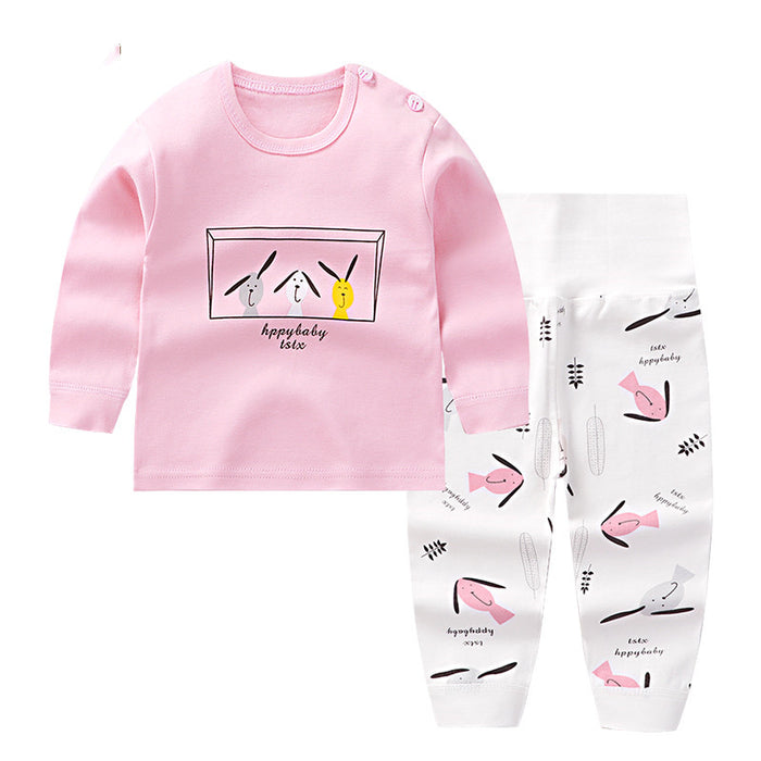 Roupas de outono para bebês terno de algodão roupa íntima para bebês