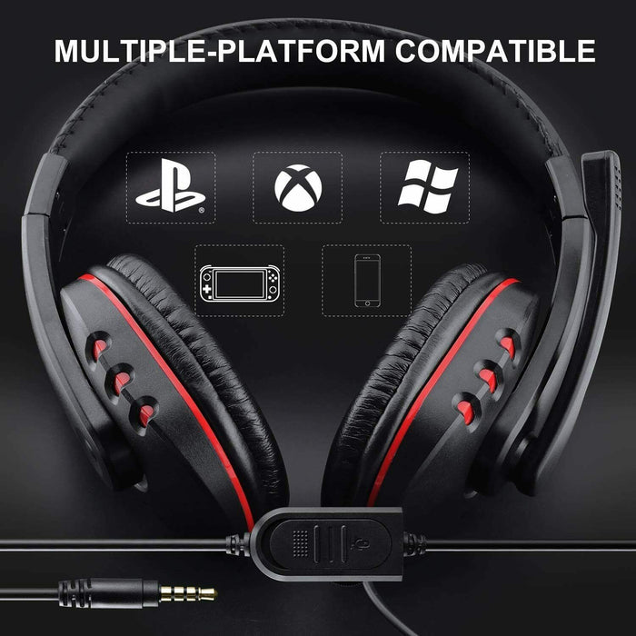 Auriculares Pro Gamer Auriculares para PS4 PlayStation 4 PC Computadora