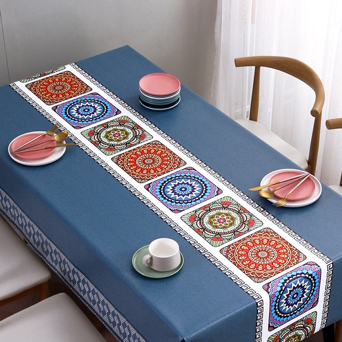 Table Runner Tablecloth Waterproof, Oil-proof, Scald-proof And Wash-free