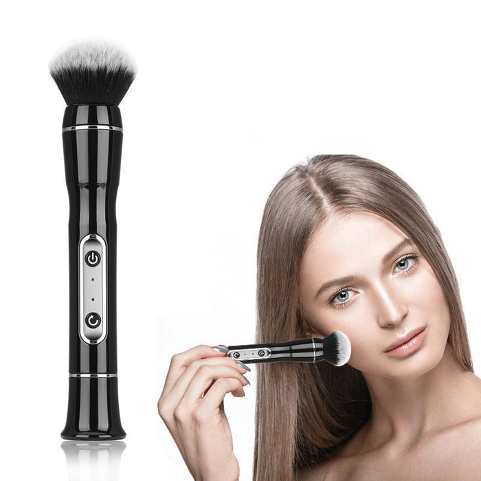 Electric makeup brush, automatic fiber hair foundation blusher brush, multifunctional beauty tools