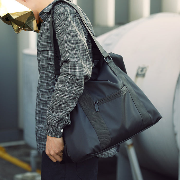 Hand-carried travel bag men's business travel large capacity duffel bag