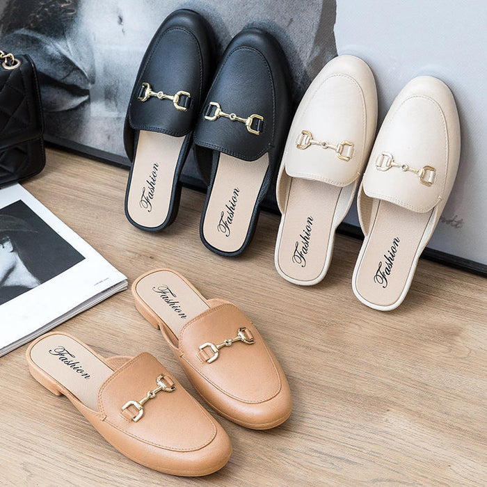 Baotou Halbe Pantoffeln Äußere Kleidung Mode Sandalen Für Frauen