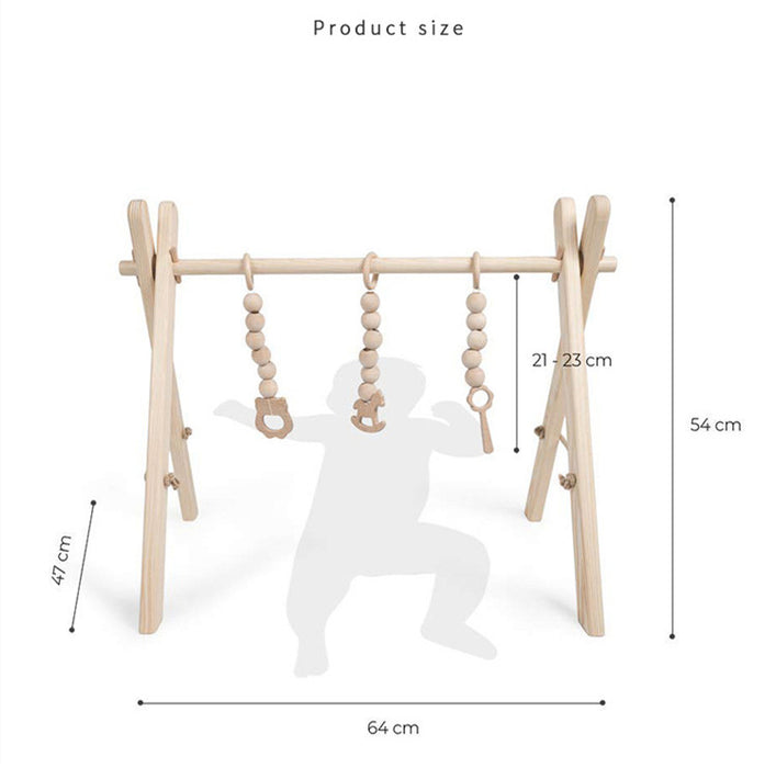 Baby Training Kleinkind Holz Fitness Rack