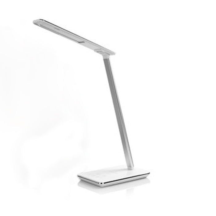 Wirelessly rechargeable desk lamp