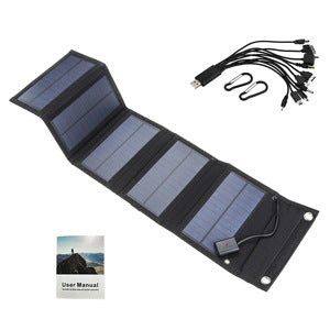 Charger for camping travel, solar panel foldable portable power supply