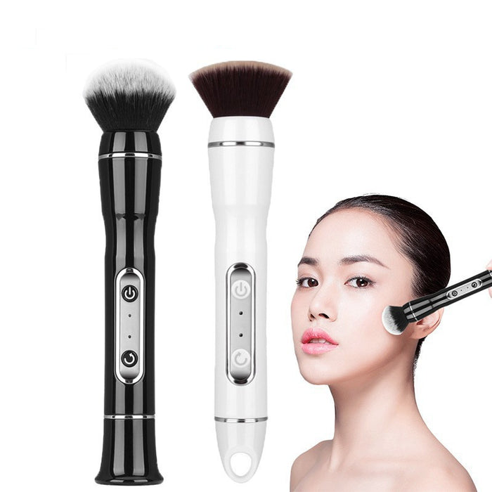 Electric makeup brush, automatic fiber hair foundation blusher brush, multifunctional beauty tools