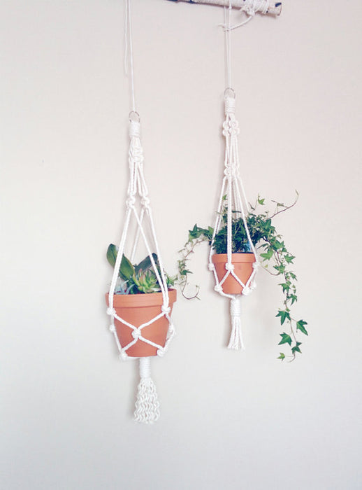 Hanging planter, macrame plant hanger